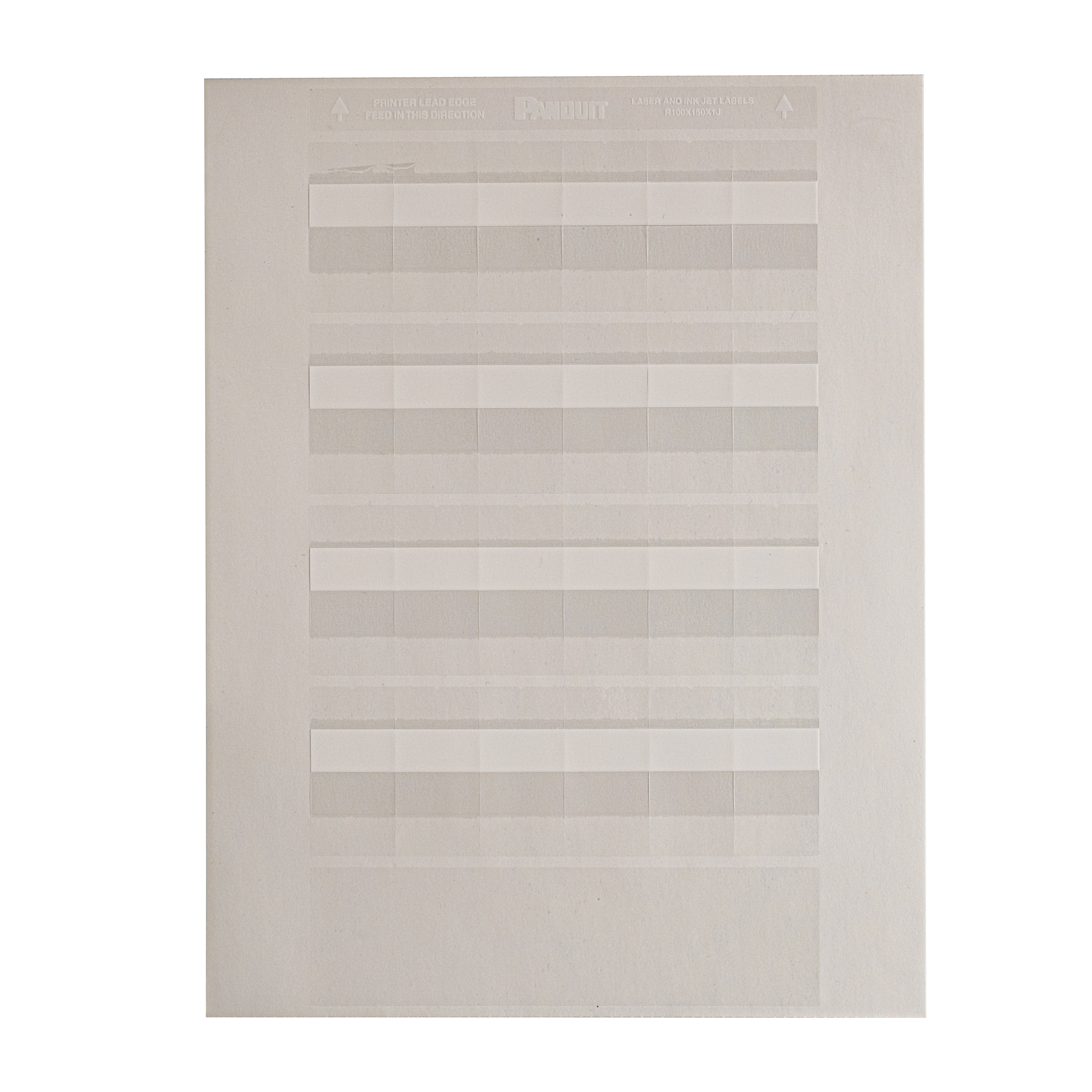Panduit S100X150YAJ Laser/Inkjet Polyester Label