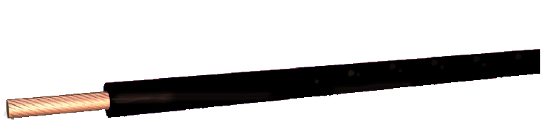 Halogen free single wire