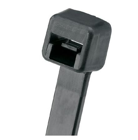Pan-Ty® PLT3S-C0 Cable Tie, Black, UV PA6.6, 11.5
