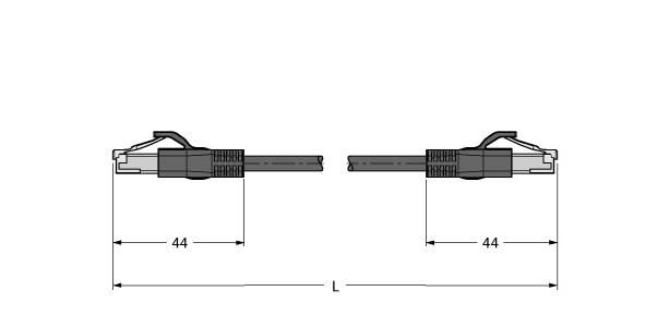 RJ45S-RJ45S-8814-3M RJ45S-RJ45S-8814-3M