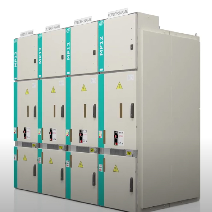 Enkeltskinneanlæg SG MILE 25 udtræksbart mellemspændings-koblingsanlæg