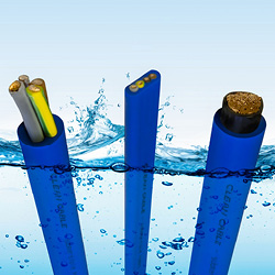 3G2,5 Round cable for submersible pumps for drinkable water