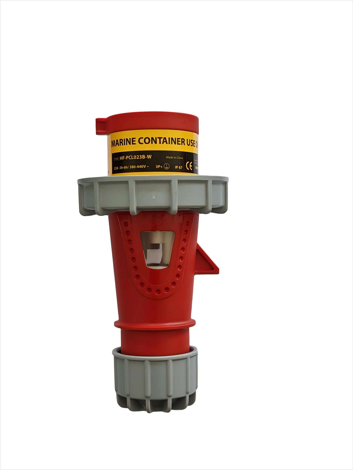 Container Rifers Plug In HF Marine Container Plug Interchangeable 3H/6H w. Window